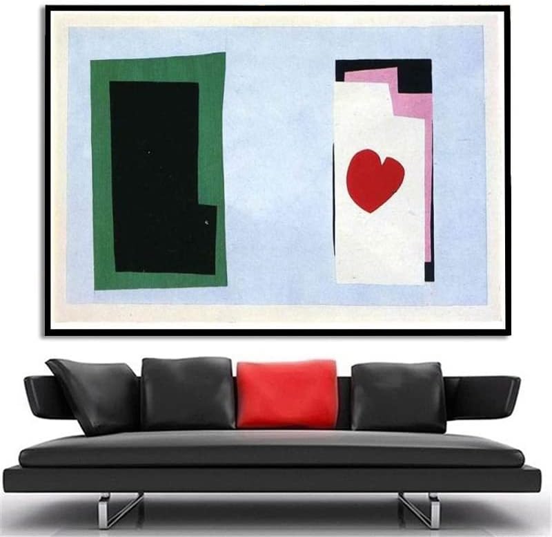 Miniatura 2 de Pintura por números para adultos, kits de pintura de corazón por Henri Matisse Arts Craft para decoración de pared del hogar