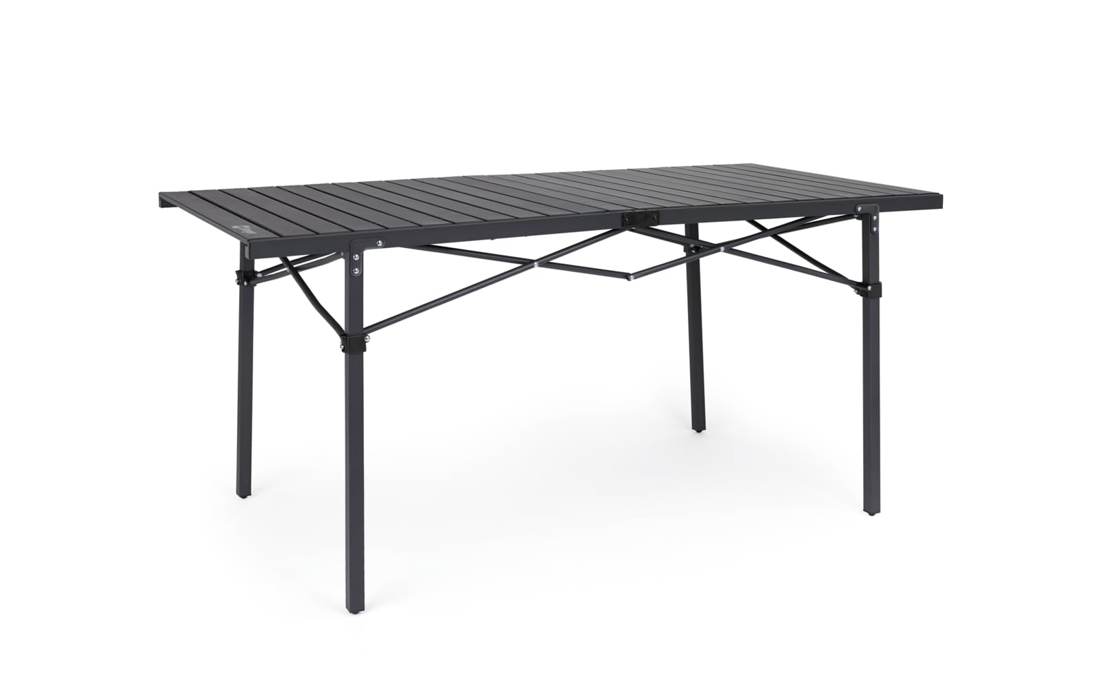 BERGER Ravello Alu-Rolltisch │Markttisch Klapptisch Beistelltisch Gartentisch Campingtisch leicht & wetterfest │klappbarer Multifunktionstisch für Camping Balkon Grillen Märkte Festivals