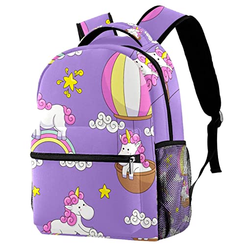 Sac à dos de voyage coloré Medium pour campus et loisirs des filles et garçons