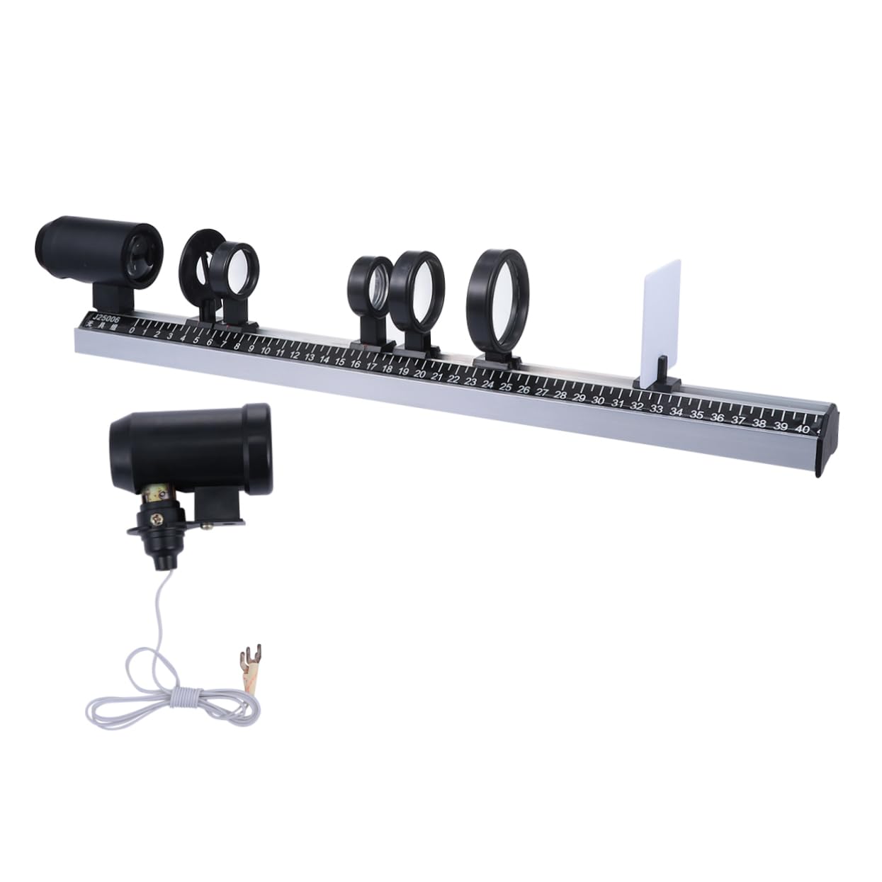 9Pcs Optical Instrument Set for Physics Experiments Teaching Tools with Concave and Convex Lenses for Classroom Learning and Demonstrations
