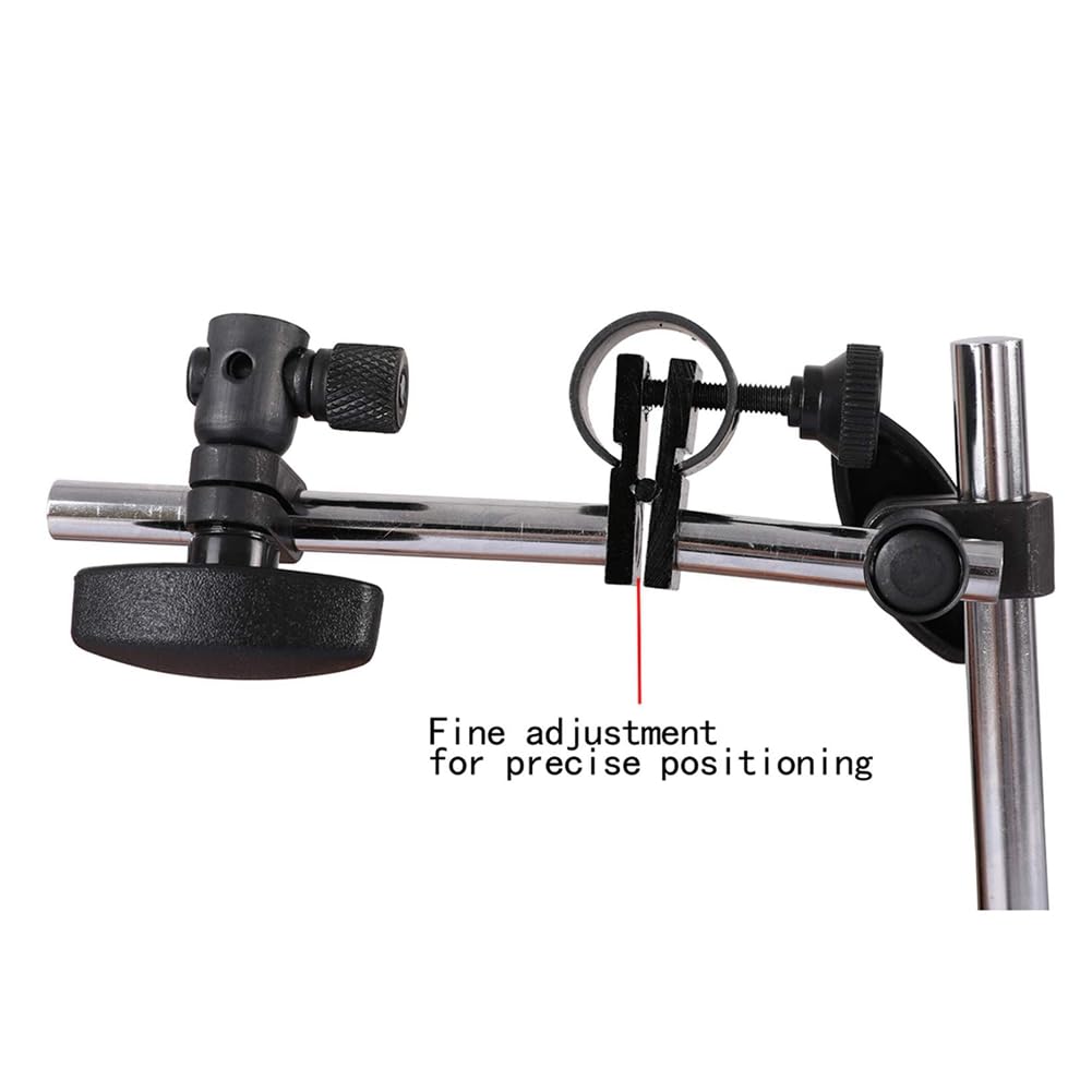 Messuhr mit Magnetischem Sockelhalter, Fein Einstellbar, Langer Arm, 0-1, Professionelles Messgerät, 0,001