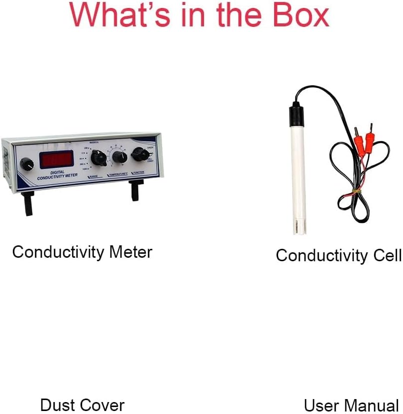 Conductivity Meter, BNCM1301 | 0-1000m μS/cm | Accuracy: ±1% FS ±1 Digit | 5 Ranges