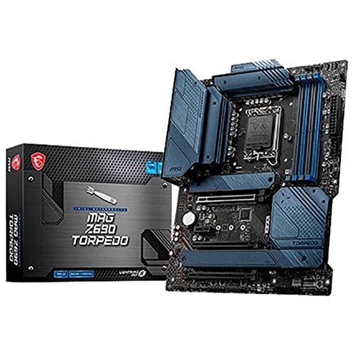 MAG Z690 TORPEDO Scheda Madre Gaming ATX - Compatibile con Intel Core 12th Gen, LGA 1700 - 16 Duet Rail VRM 70A, DDR5 Memory Boost 6400+MHz/OC, 1 x PCIe 5.0 x16, 3 x M.2 Gen4, 2.5G LAN - Scheda madre - Immagine 4