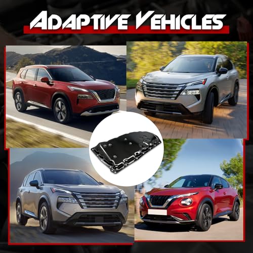 Transmission Oil Pan with Drain Plug, Compatible with 2013-2018 Nissan Altima, 2015-2017 Juke, 2014-2016 NV200, 2014-2018 Rogue, 2017-2018 Rogue Sport, 2015-2017 X-Trail by GZYQPDZ - Used condition - Image 7