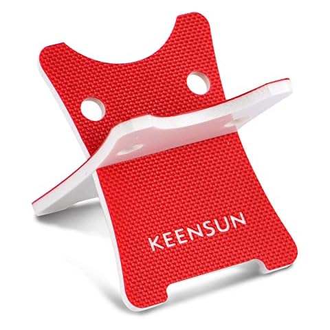 KEENSUN G10 Foldable Cigar Holder, Red and White Detachable Cigar Stand, Portable Cigar Travel Stand Rest, Comes with Luxurious Packaging is a Great Gift for Cigar Lovers Cover
