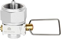Vista 7 de LIXADA Gas Saver Plus, Cambiador de convertidor de gas, tanque plano de recarga, adaptador de conversión, válvula de adaptador de gas de camping