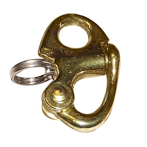 Ronstan Brass Snap Shackle - Fixed Bail - 41.5mm(1-5/8) Length by Ronstan