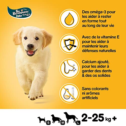PEDIGREE SA Recomense Taty Mini Junior mit Huhn, 125 g, 6 Stück