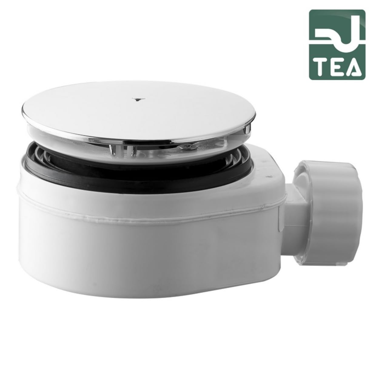 Tea - omp spa - piletta sifonata in pp con griglia per piatto doccia con foro 90 mm - tea auva mini