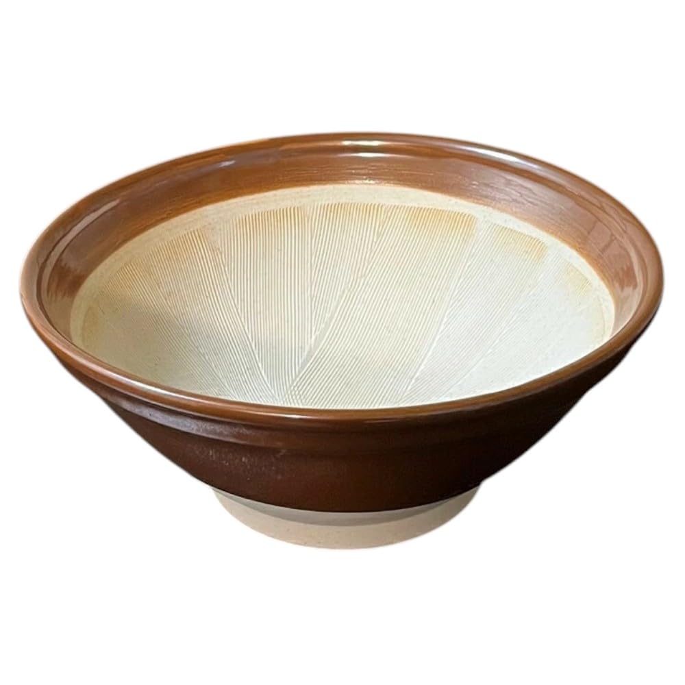 Amazon.co.jp: 美濃焼 駄知焼 すり鉢 マルホンすり鉢 8号 24.8cm /日本