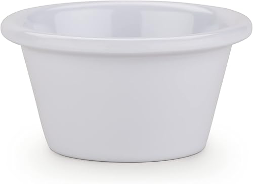 Carlisle FoodService Products Melamina Smooth Ramekin 2 Oz - Blanco