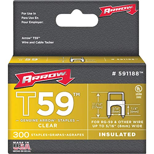 Arrow Fastener 591188 Stpl T59 1/4 300/Cd
