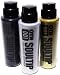 OTR .001 Soultip Permanent Paint Squeeze Marker Set with Black, Gold, and Silver Colors