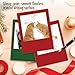 The Best Card Company - 10 Cat Season's Greetings Cards - Christmas Animal Notecards, Assorted Holiday Set (4 x 5.12 Inch) - Christmas Cats and Doodles M6583XSG