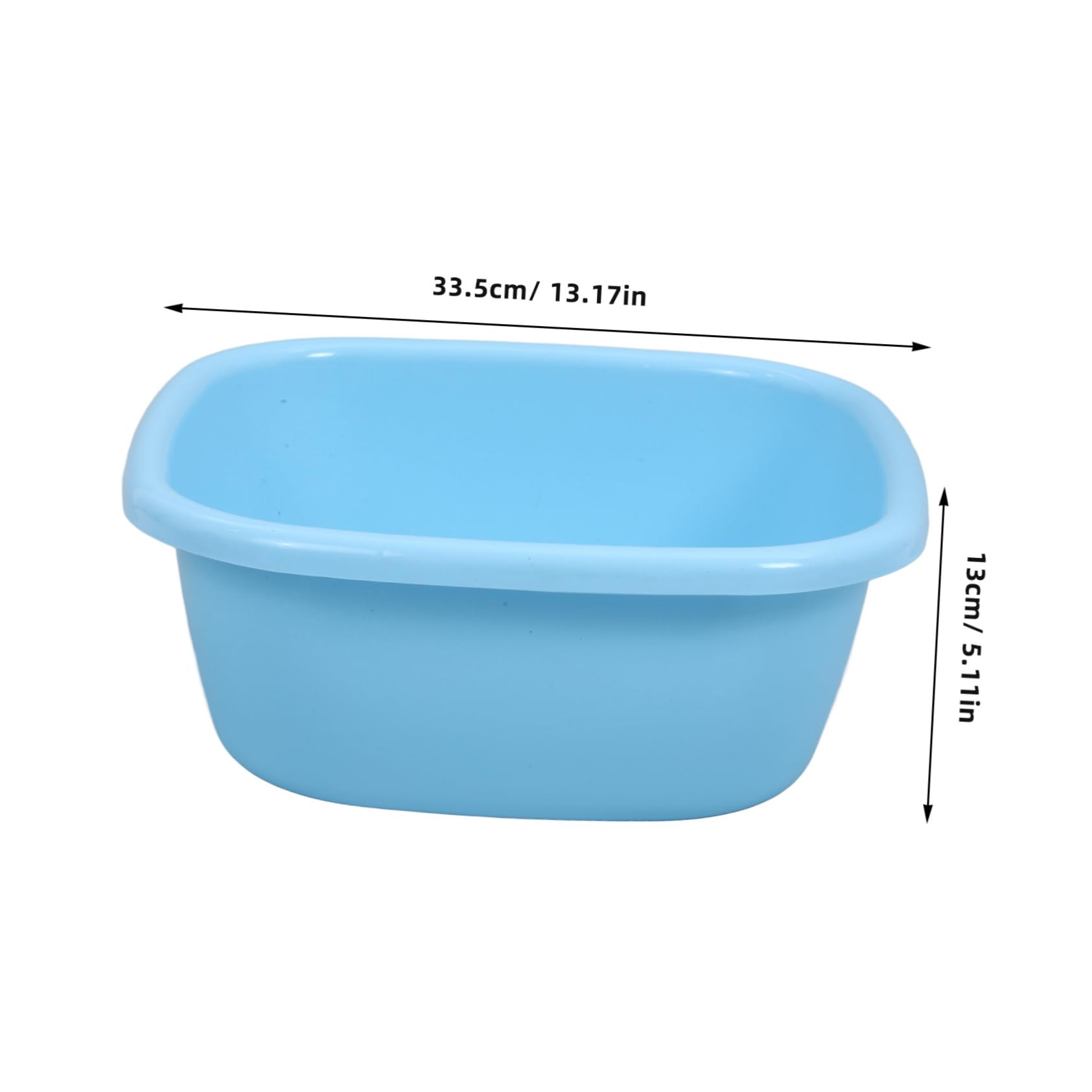 Beaupretty Lot de 3 Bassines Carrées Grand Format en Pp Épais, Bleu, Kaki et Blanc, Bac à Vaisselle pour Évier Cuisine, Lavage Vaisselle et Bassine Multifonction pour Bébé et Usage