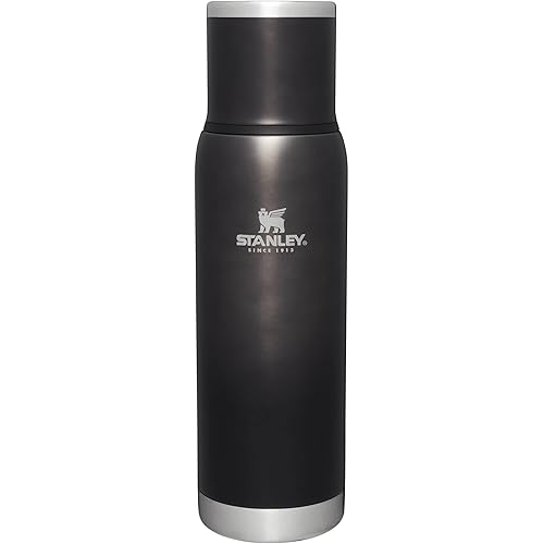 STANLEY Adventure To Go Insulated Travel Tumbler - 1.1QT - Leak-Resistant Stainless Steel Insulated Bottle with Insulated Cup Lid and Splash-Free Stopper