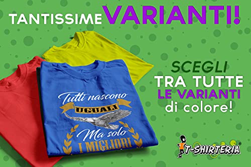 Maglietta Compleanno Uomo Tutti Nascono Uguali ma