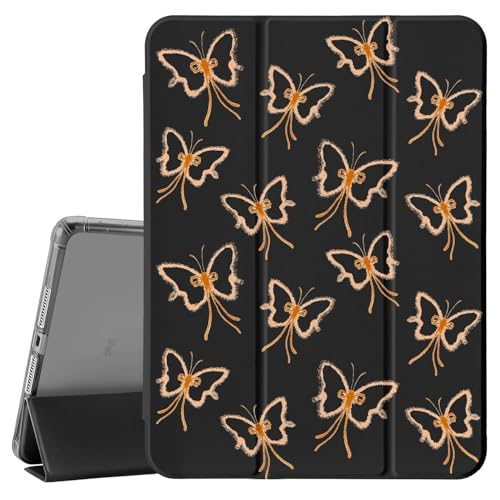 Coque iPad Air 5/4 motif papillon jaune, le cadeau idéal pour l'anniversaire d'une fille