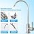 Brushed Finish Drinking Water Faucet, Lead-Free Filtered Kitchen Sink Faucet, SUS304 Stainless Steel
