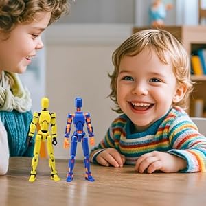 GAOFBA-10pcs-Lucky-13-Action-Figures-3D-Printing-Titan-13-Action-Figures-Multi-Jointed-Movablewith-3-Hand-Shapes-4-Weapons