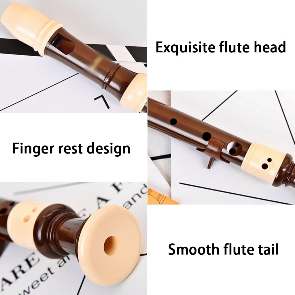 flöte Britische Tonart C Sopranblockflöte, Das Team Verwendet Flöte Instrument, Professionelle Barocke Blockflöten, Mit Aufbewahrungsbeutel + Reinigungsstäbchen