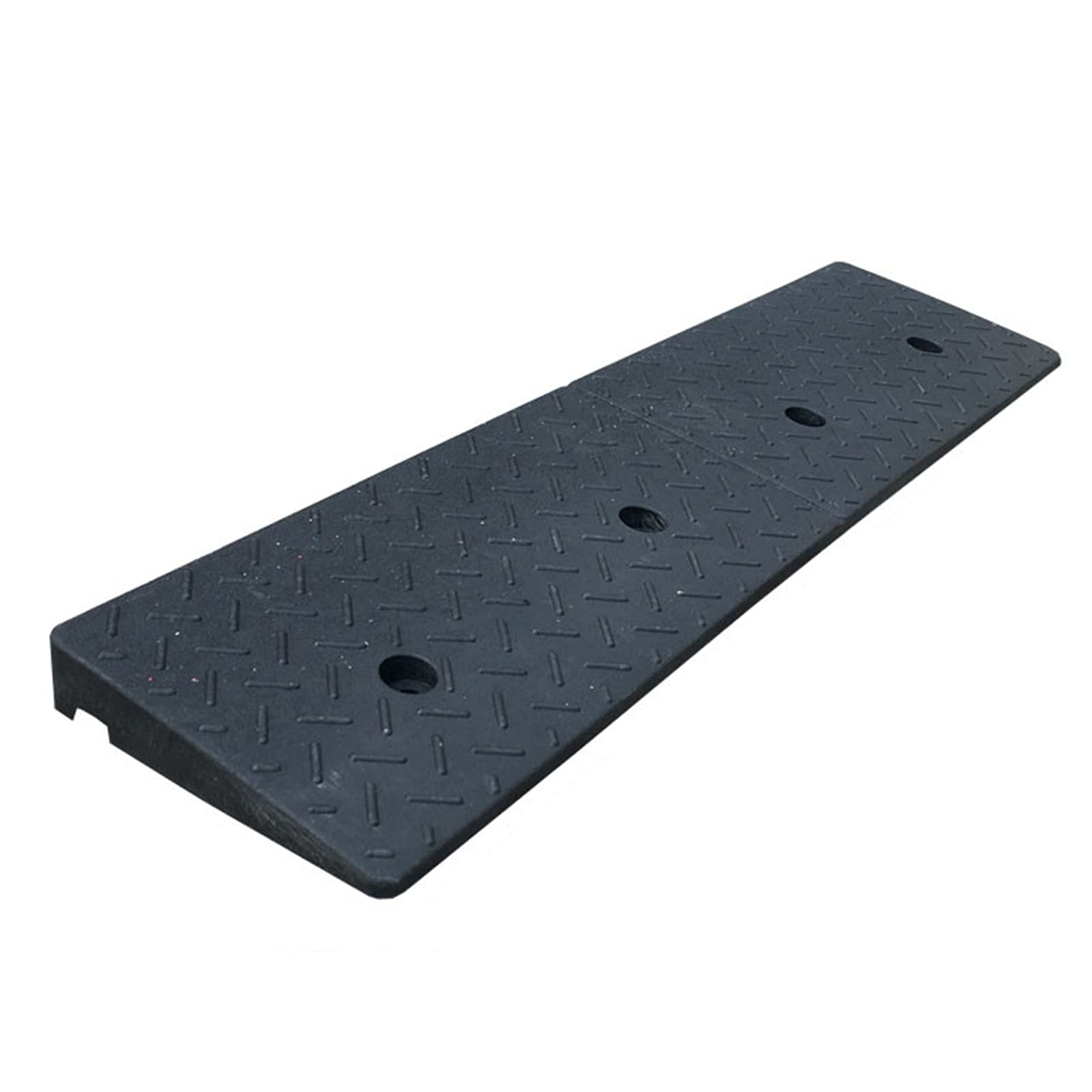 Grande Rampe De Trottoir, Rampe De Chargement Antidérapante Et Résistante À L'usure Pour Moto De Vélo De Camion De Remorque De Voiture, Rampe D'allée En Bordure De Véhicule De Voiture En Caoutchouc