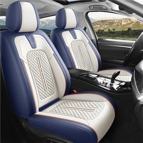 Housse de siège de voiture universelle 5 places bleue pour Fiat 500 et Seat Ibiza 6l
