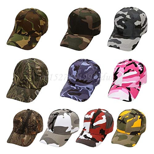 Chapeau de Soleil Casquette De Baseball À Randonnée en Plein Air Unisexe Camouflage Chapeau À Écran Solaire Respirant Respirant