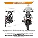 Kinglemc Flat-Out Bar Crash Bar Engine Guard Highway Freeway Bar for Harley Softail Fat boy Fat Bob Heritage Low Rider Breakout Street Bob Deluxe Models 18-Later (Gloss Black)