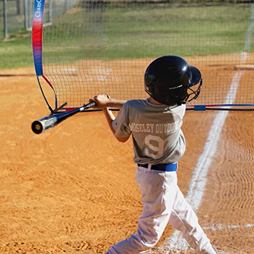 Chamgoal Collapsible Barricade Backstop Net,Basketball Barrier Net Lacrosse Backstop,Net For Baseball Softball Soccer Field Hockey Golf,Portable Sport Netting For Backyard Outdoor (12'X9' Barrier Net) #TOP2