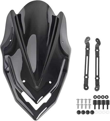 Miniatura 7 de Deflector de viento de motocicleta para Z900 17-19 Touring Winscreen Protector de visera Pare-brise compatible con K-awasaki Z 900 Z-900 2017 2018