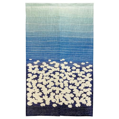 のれん マリモレース 85×150cm 暖簾 選べる10柄 和柄 和風 軽やか おしゃれ 間仕切り 目隠し インテリア 部屋 和室 リビング キッチン 玄関 子供部屋 ドア つっぱり パーテーション 85cm幅×150cm丈 和柄暖簾 ノレン 花柄 総柄