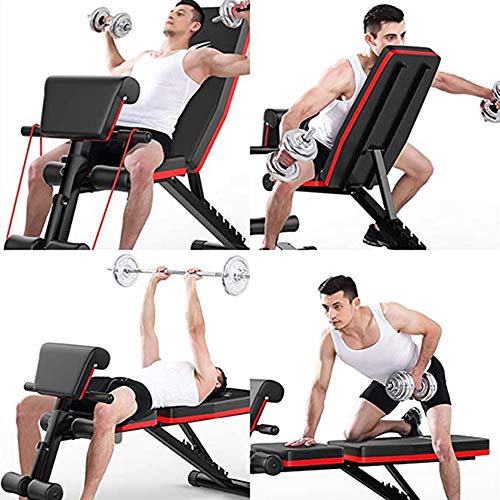 Gymbong Adjustable Weight Bench,Incline Decline Weight Lifting Equipment Workout Bench,Foldable Workout Bench for Home Gym