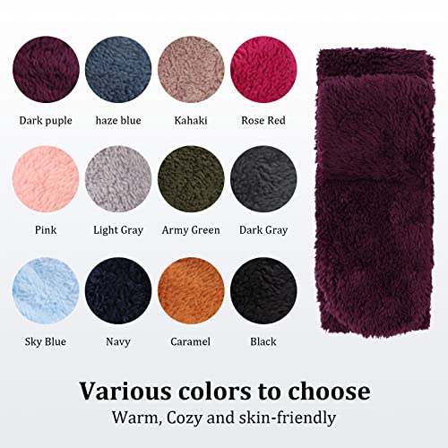 Image of JANGANNSA Fleece Kids Scarf - Warm Winter & Autumn Neck Warmer for Boys & Girls 1-6Y