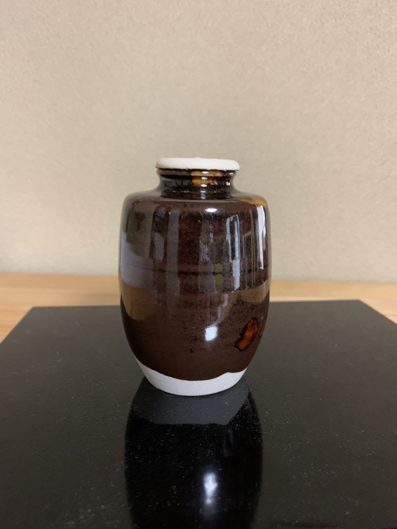 Amazon.co.jp: 茶道具 陶器茶入 西陣仕覆 共箱 : ホーム＆キッチン