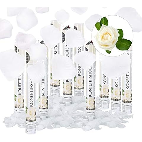 Cañones de Confeti Pétalos de Rosa para Bodas y Aniversarios Cover