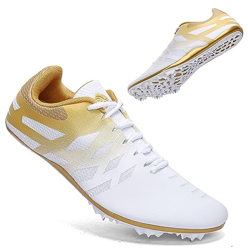 Men Women Kids Track and Field Shoes Professional 8 Spikes...