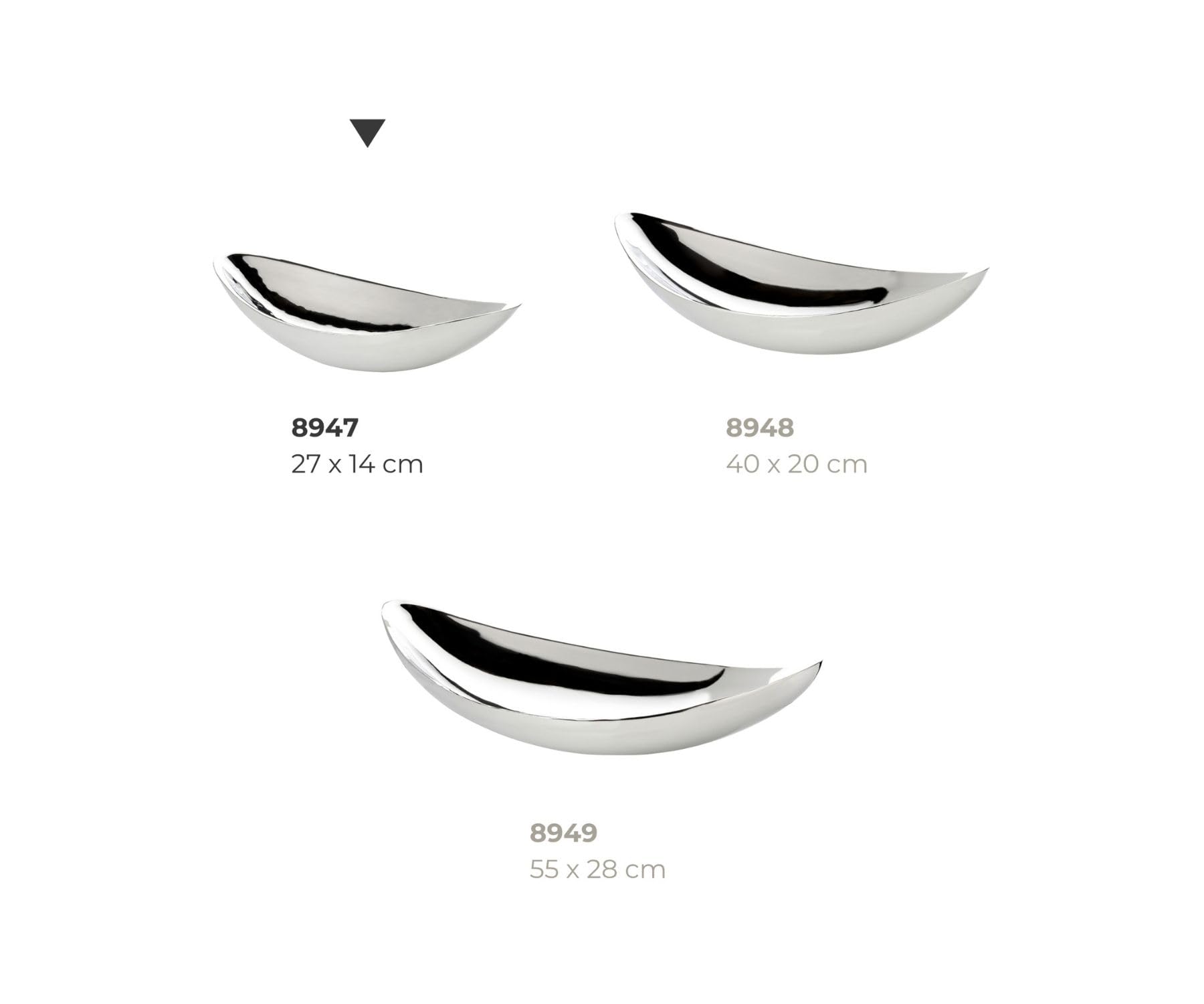 Edzard - Cuenco Halifax, 28 cm, acero inoxidable, plateado