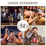 Vintage Bronze Finish Bicycle Bottle Opener, Unique Cycling Gifts for Men, Retro Bike Themed Decor & Beer Opener Present for Cyclist Dad Husband Boyfriend, Perfect Birthday Festival in Beautiful Gift - Image 4