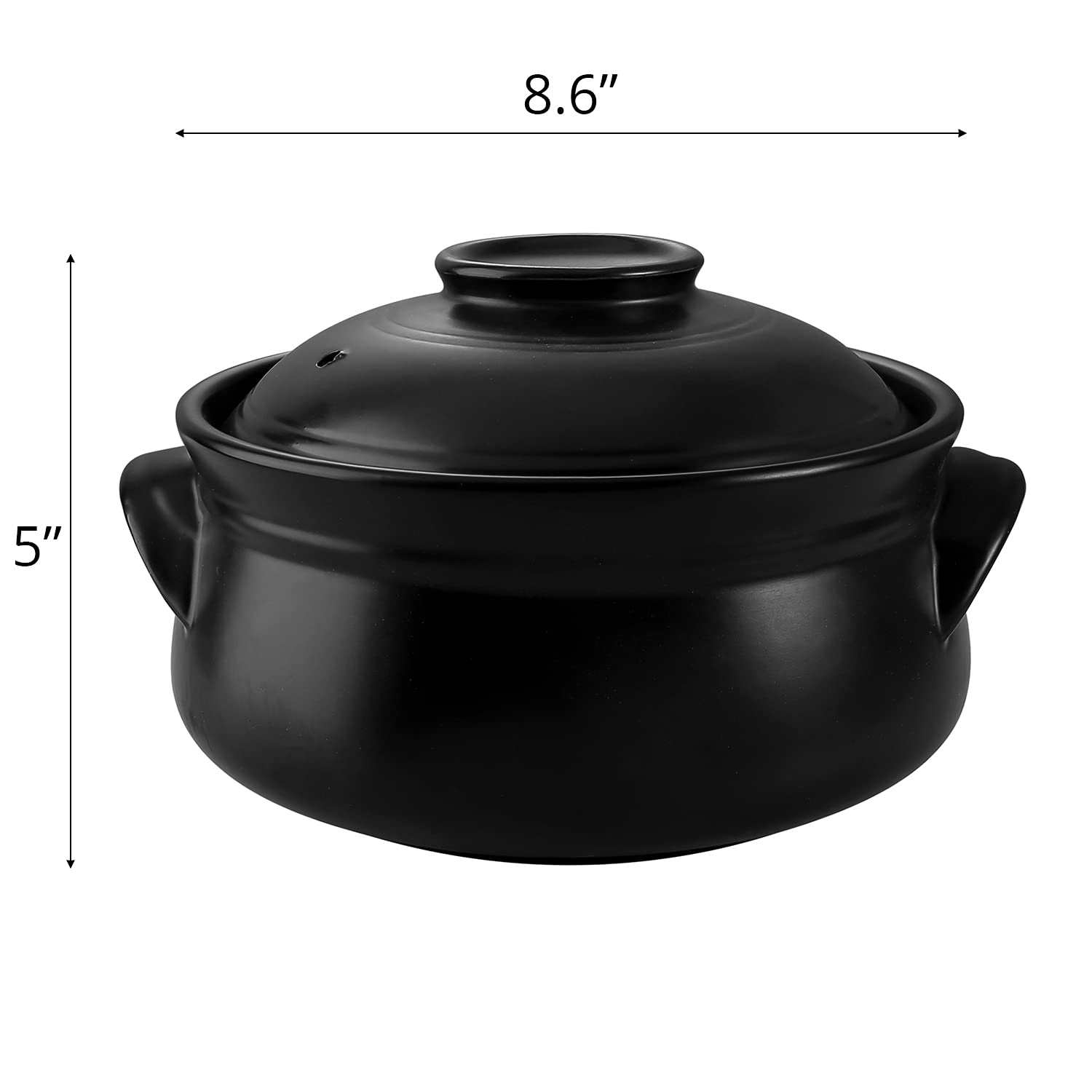 Tikusan Korean Ceramic Cooking Hot Pot Dolsot Bibimbap Stone Bowl