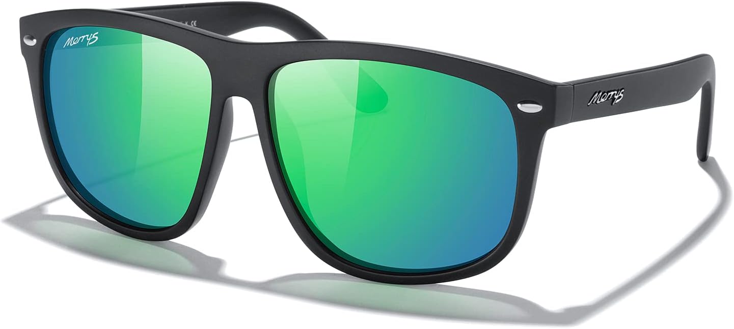 MERRY'S Men's Oversized Square Polarized Sunglasses for Driving Fishing Golfing UV400 Protection S8147 - Image 2