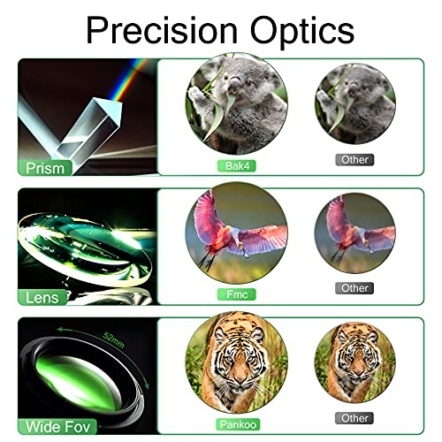 Monokulare Teleskop 12x50 HD Monokular Fernrohr Erwachsene mit Smartphone Halter und Upgrade Stativ, BAK4-Prisma… – Bild 6