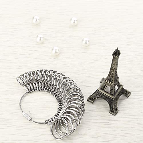 Ring Sizer - Finger Gauges Measuring Ring Tool 27 Pcs Size 1-13 With Half Size #TOP4