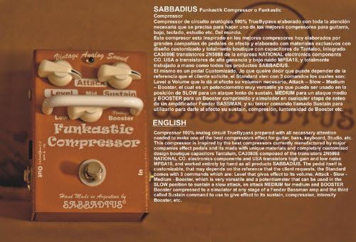 Sabbadius Custom Pedal Effects　Funkastic Compressor