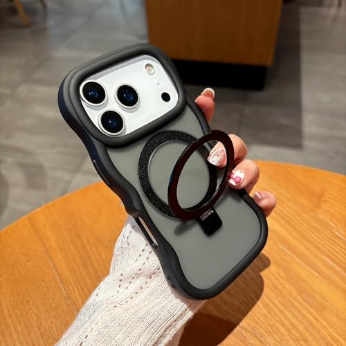 UEEBAI Ή iPhone 17 Pro Max p P[X  TPU EF[ufUC X}zP[X  lC  P[X MagsafeΉ c ^ y }Olbg g^ op[ X}zP[X - ubN