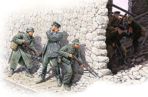 Figuras Soldados Alemanes y Marines Soviéticos 1:35 miniatura 1