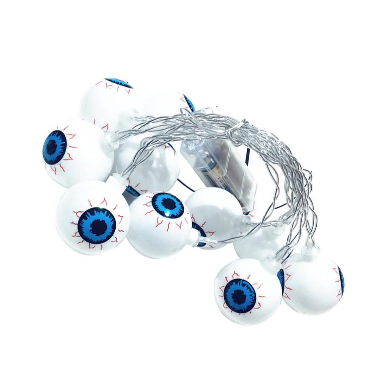 HOLIDYOYO 1set Halloween Eyeball Light String Led Decorative Lights for Festive Decor Battery Operated Scary Atmosphere for Parties and Celebrations