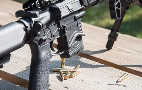 UTG Unisex – Erwachsene AR15 10 Round Polymer Magazine, .223/5.56, schwarz, Schuss