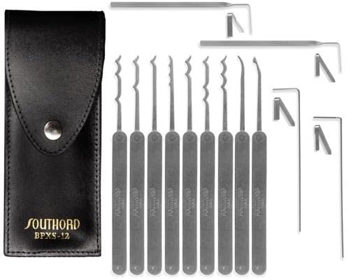 BPXS-12 SouthOrd 13 Piece Pagoda Lock Pick Set