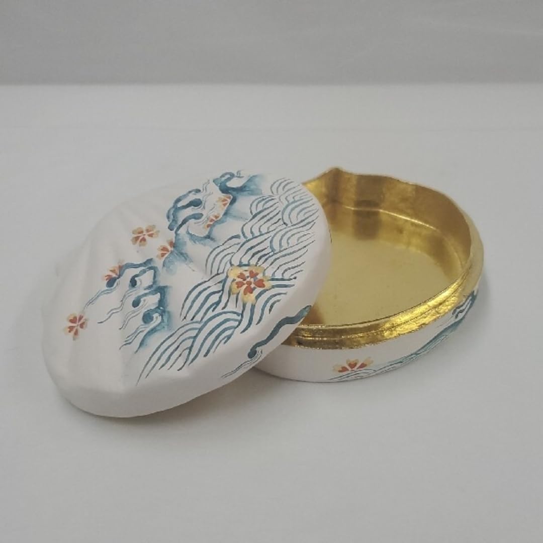 Amazon.co.jp: 茶道具 共箱 香合 貝 仙叟好 石津外記作 : おもちゃ